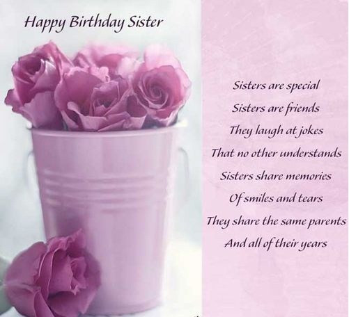 Happy Birthday Wishes To Sister
 Happy Birthday Wishes for Sister Freshmorningquotes