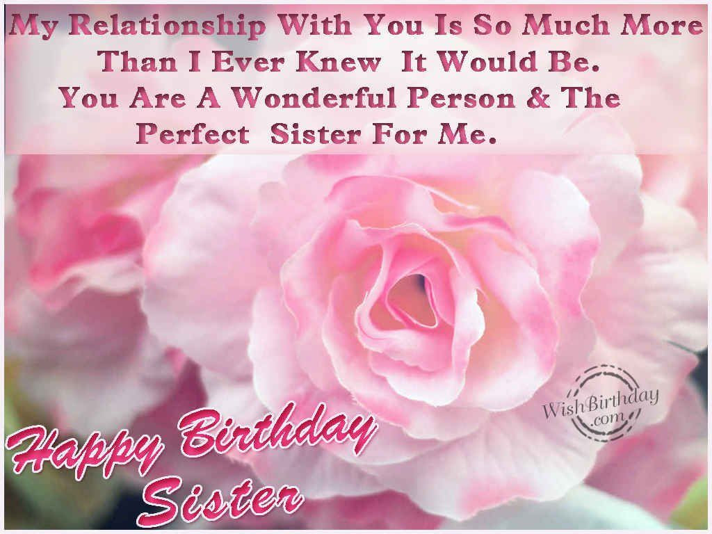 Happy Birthday Wishes To Sister
 Happy Birthday Sister s and for