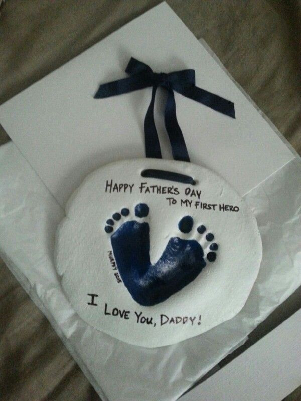 Happy Father'S Day Gift Ideas
 Matt s first Father s Day t Murphy s footprints made