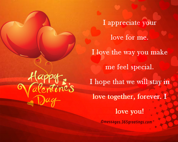 Happy Valentines Day Baby Quotes
 Valentines Day Messages for Friends 365greetings