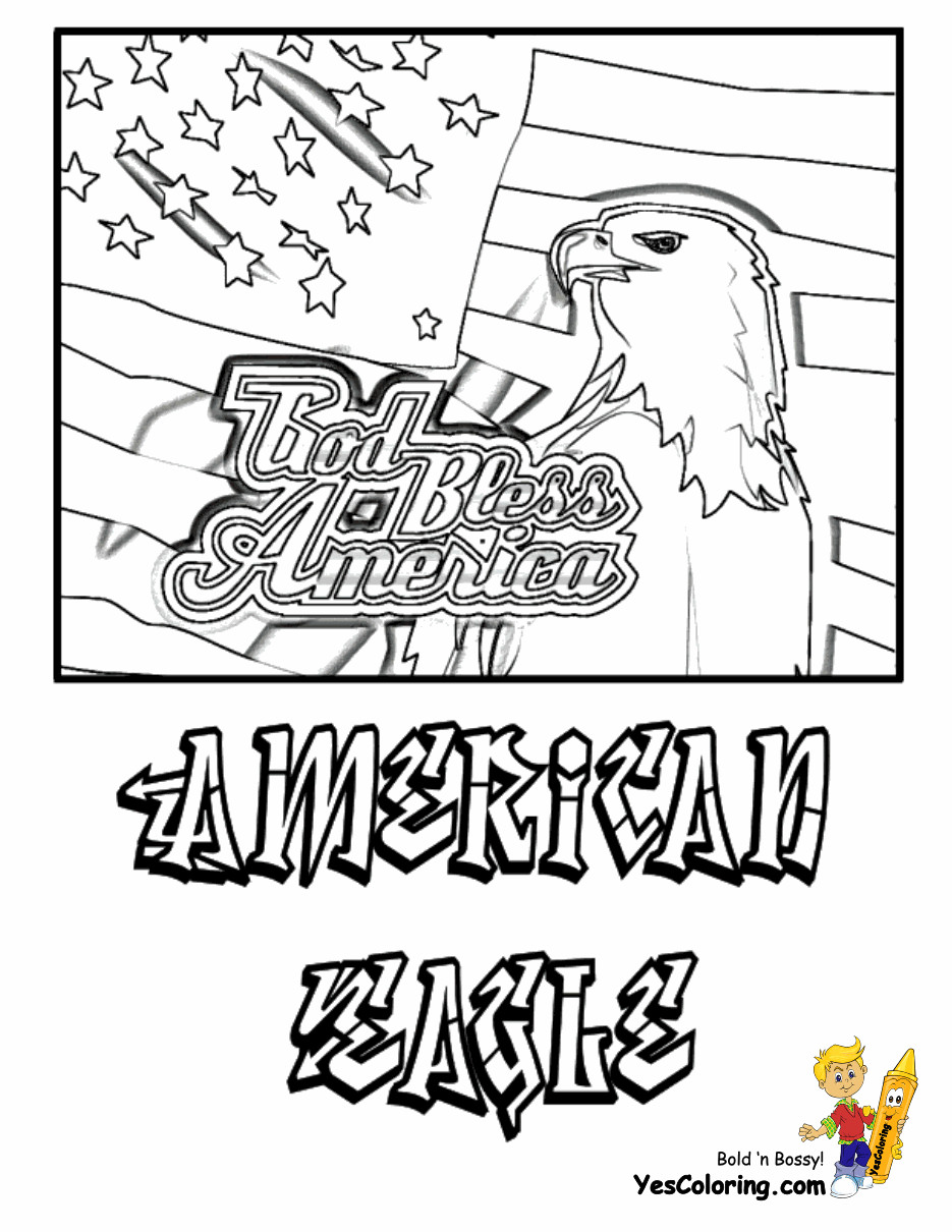 Hard Coloring Pages For Boys
 Patriotic 4th of July Coloring Pages July 4th