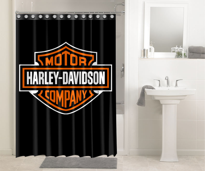 Harley Davidson Bathroom Decor
 Harley Davidson Motor Cycles Logo 3630 Shower Curtain