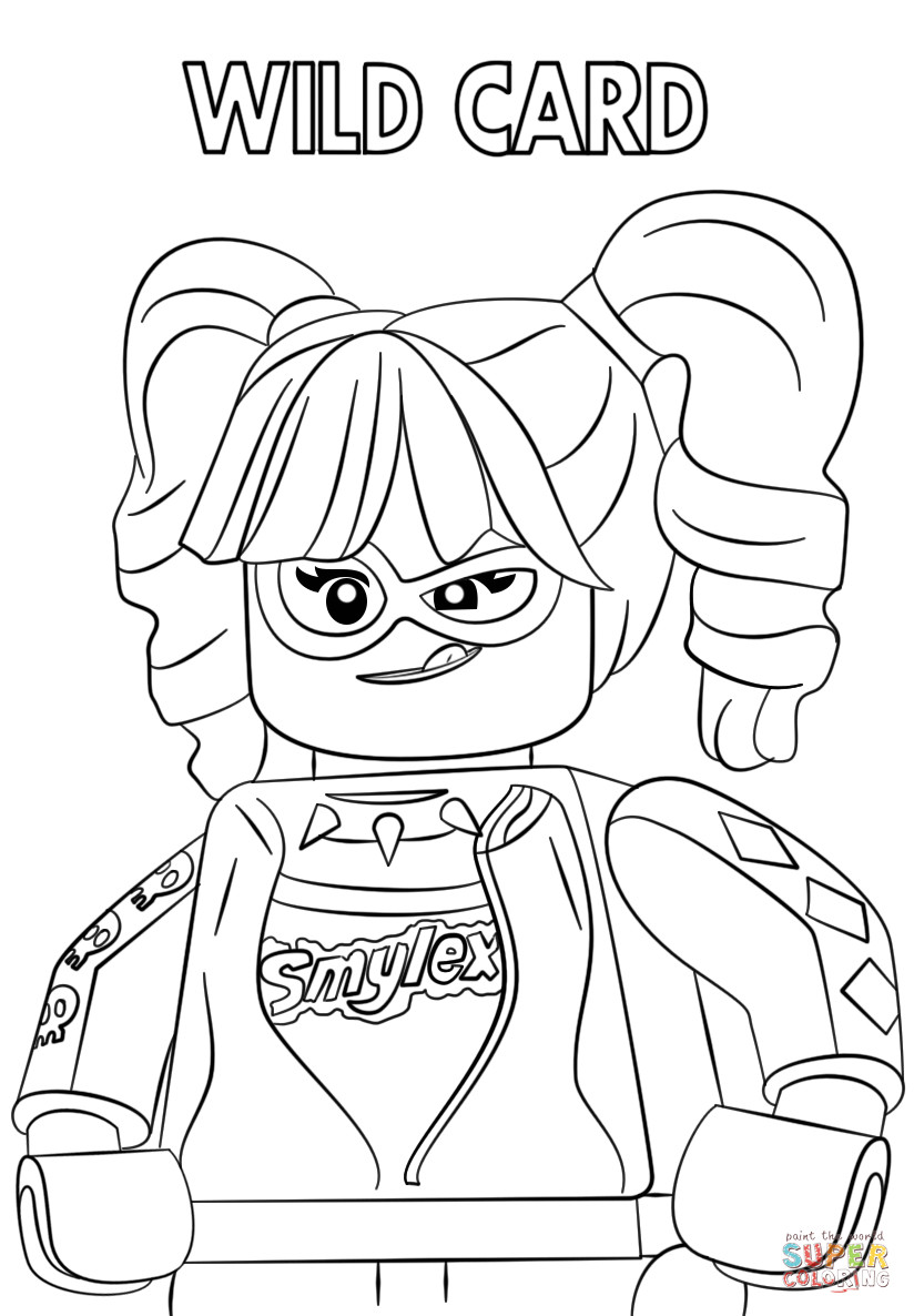 Harley Quinn Coloring Pages For Kids
 Joker and Harley Coloring Pages