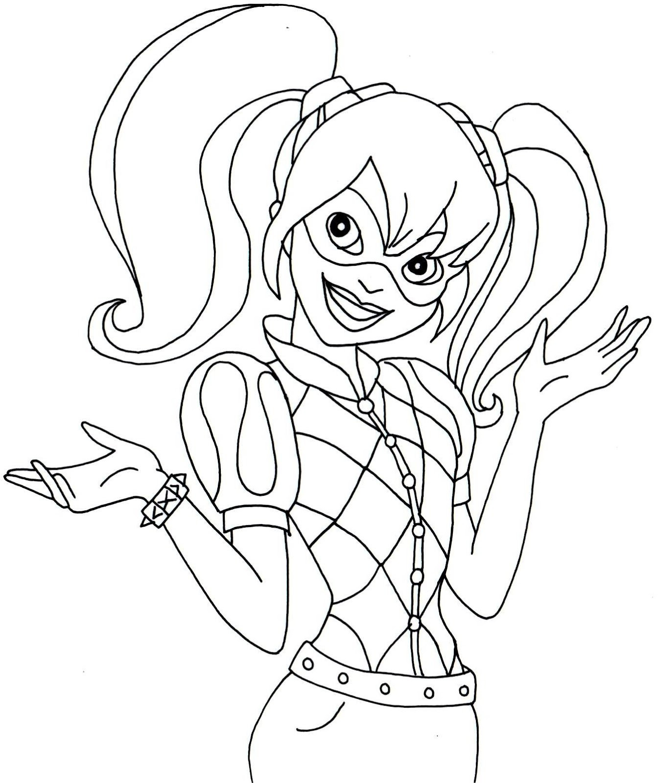 Harley Quinn Coloring Pages For Kids
 Harley Quinn Suicide Squad Coloring Pages Coloring Pages