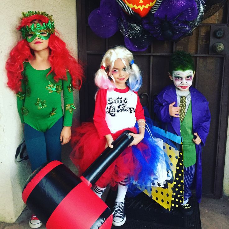 Harley Quinn Kids Costume DIY
 Pin on Halloween costumes