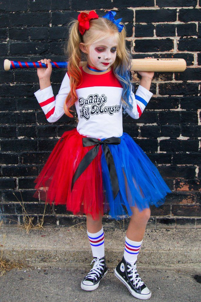 Harley Quinn Kids Costume DIY
 Harley Quinn Kid Costume Boutique Outfits