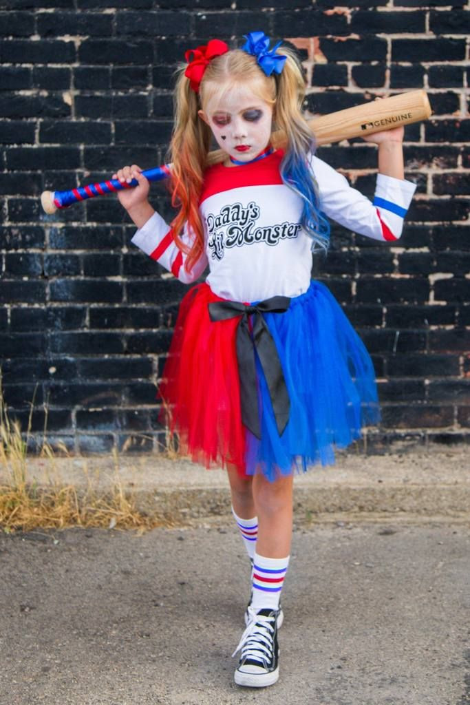 Harley Quinn Kids Costume DIY
 Pin on Libby