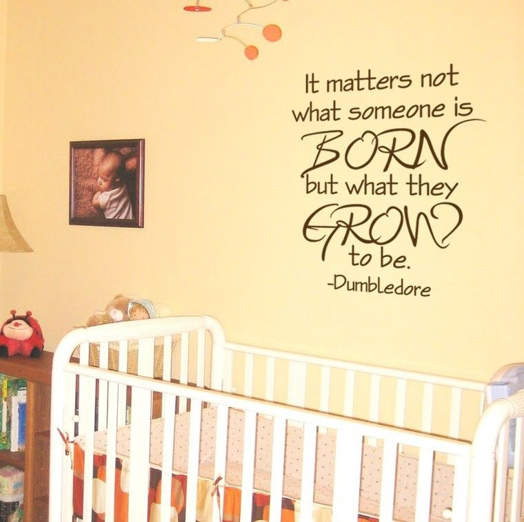 Harry Potter Baby Quotes
 Children Quote Decal Dumbledore Harry Potter Quote