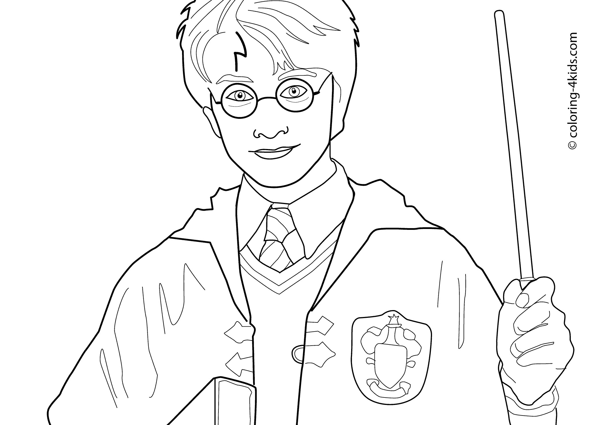 Harry Potter Coloring Pages Printable
 Harry Potter Coloring Pages Hogwarts Crest Coloring Home