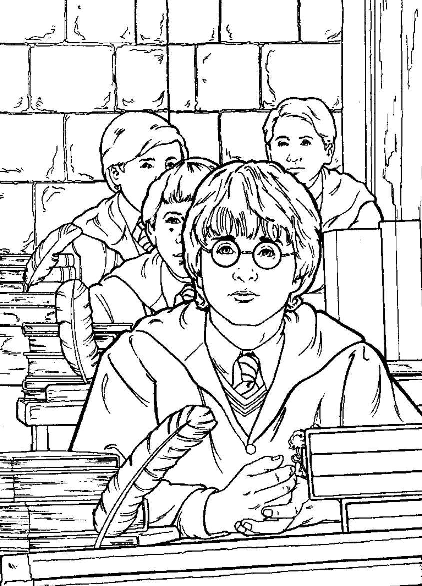 Harry Potter Coloring Pages Printable
 Coloring Pages Harry Potter Coloring Pages Free and Printable