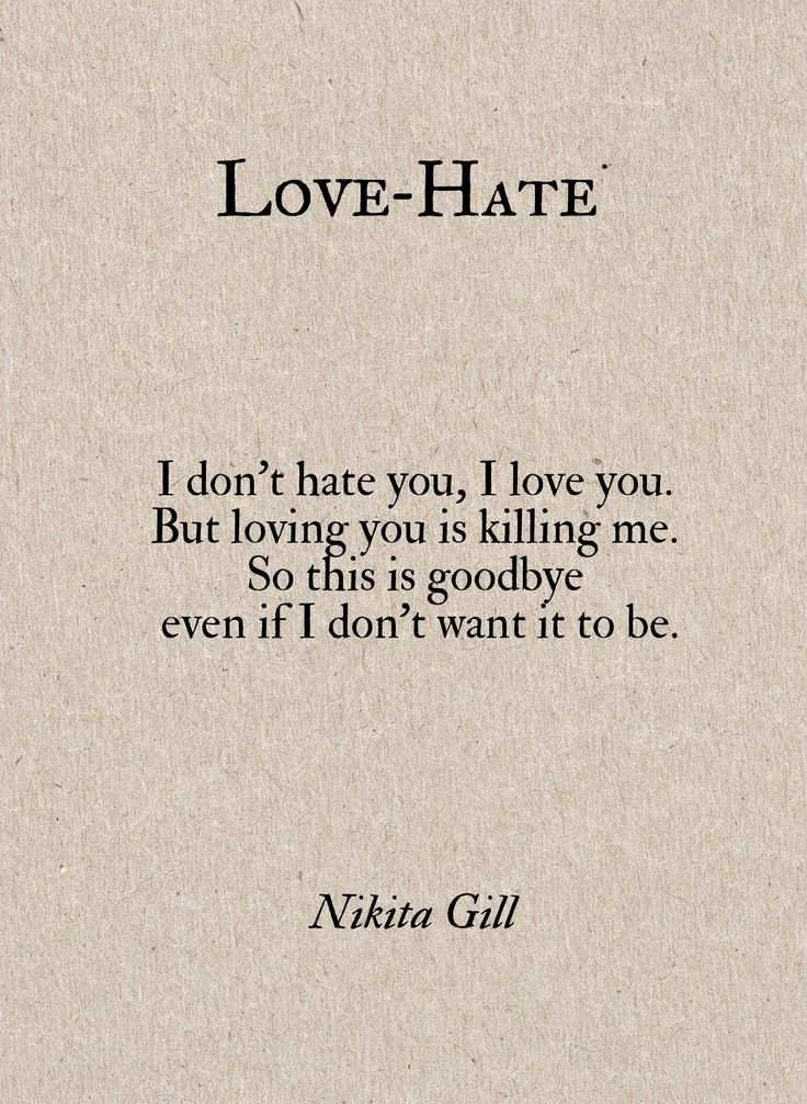 Hatred And Love Quotes
 Best 25 Bad marriage quotes ideas on Pinterest