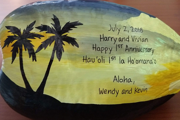 Hawaiian Wedding Gift Ideas
 Buy painted coconuts for a unique anniversary t
