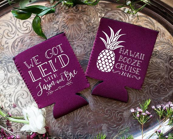 Hawaiian Wedding Gift Ideas
 Hawaii Weddings Neoprene Pineapple Wedding Gift Hawaiian