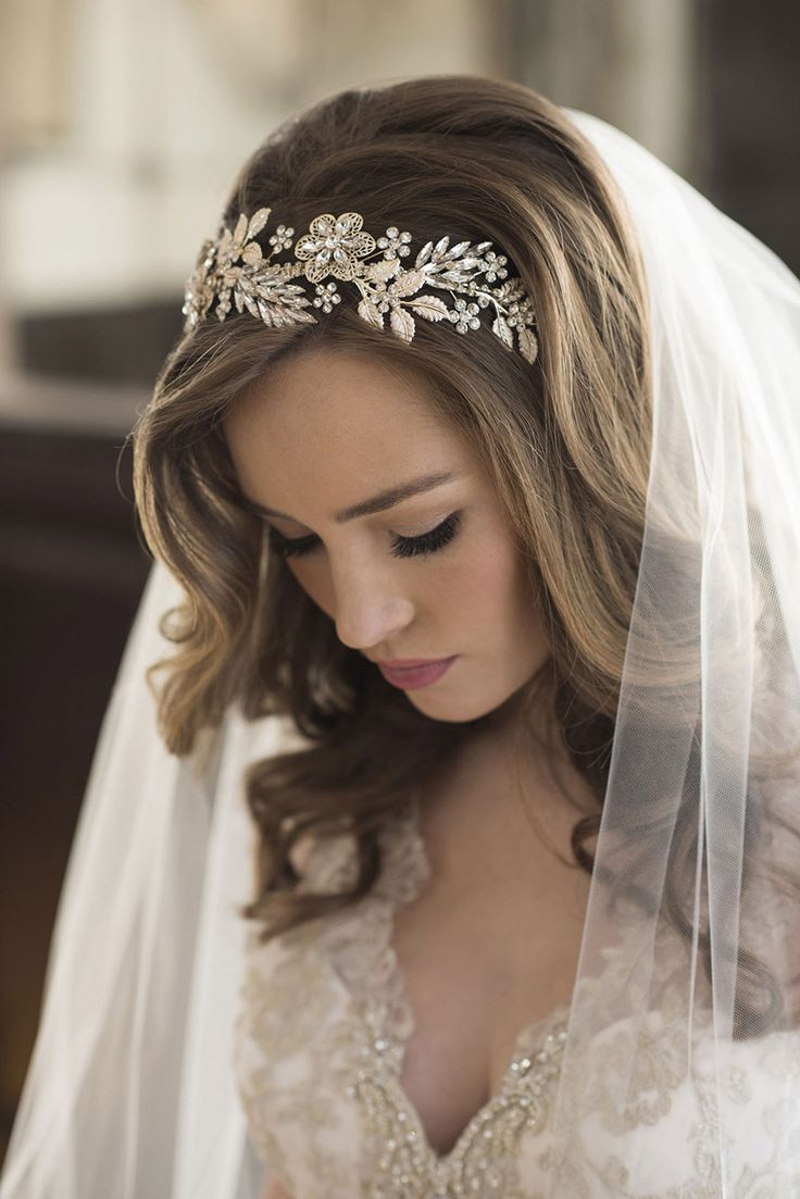 Headband Wedding Veil
 151 best Wedding Hairstyles Inspiration Board images on