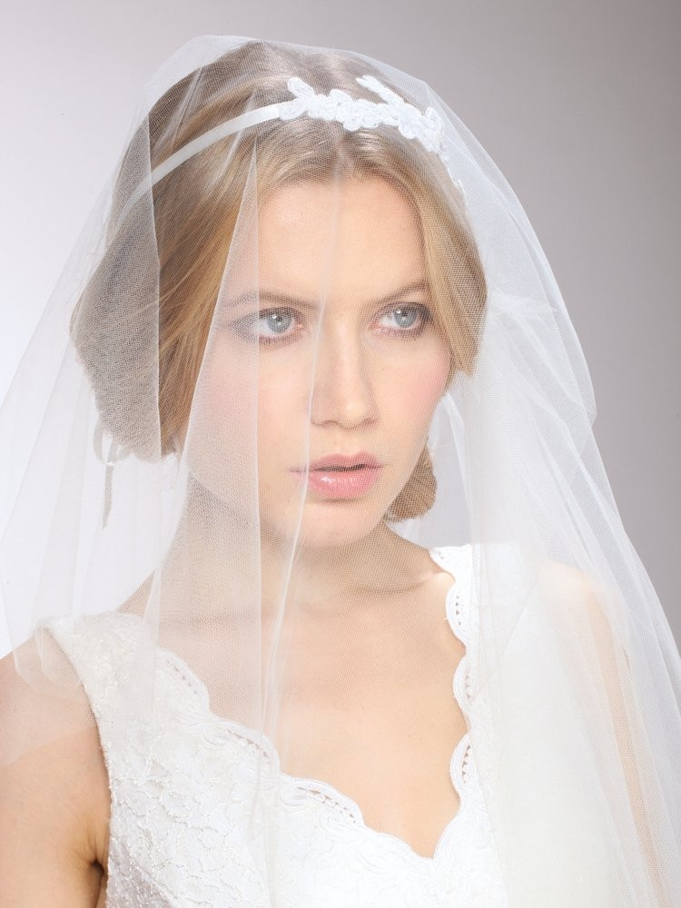 Headband Wedding Veil
 Wedding Veil With Headband Wedding and Bridal Inspiration