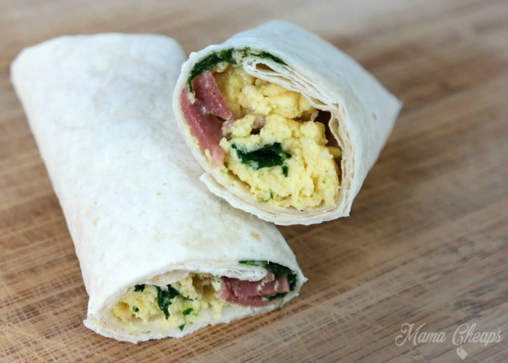 Healthy Breakfast Burrito Freezer
 Healthy Breakfast Burrito Freezer Meal Spinach Feta Egg