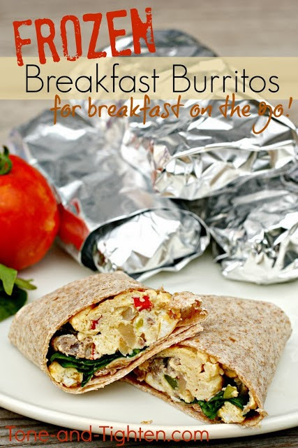 Healthy Breakfast Burrito Freezer
 10 QUICK Healthy Breakfast Recipes