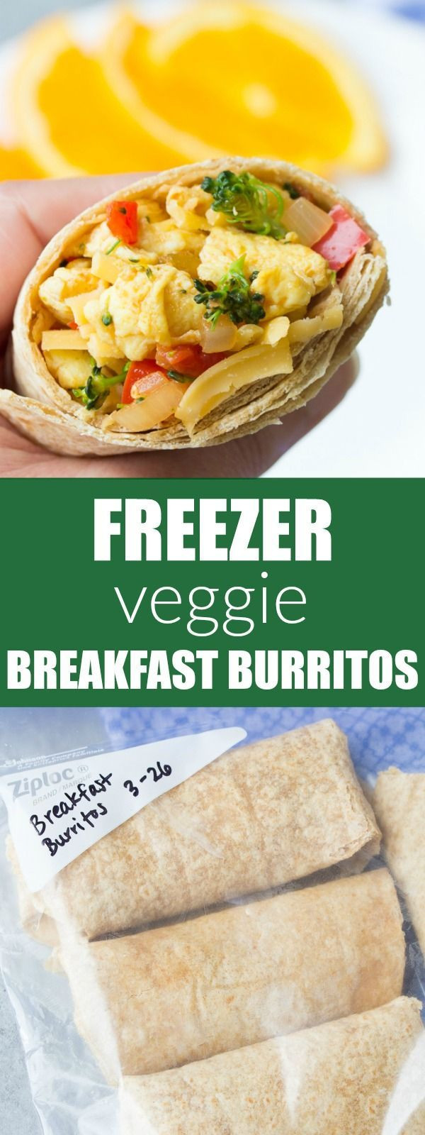 Healthy Breakfast Burrito Freezer
 Healthy Freezer Ve able Breakfast Burritos that you can