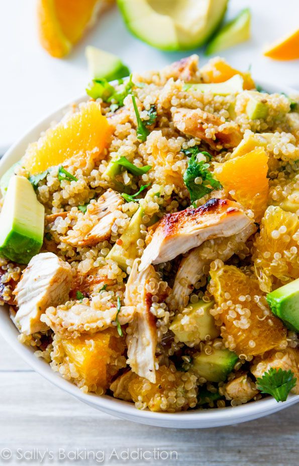 Healthy Chicken And Quinoa Recipes
 Citrus Chicken Quinoa Salad easy flavorful healthy