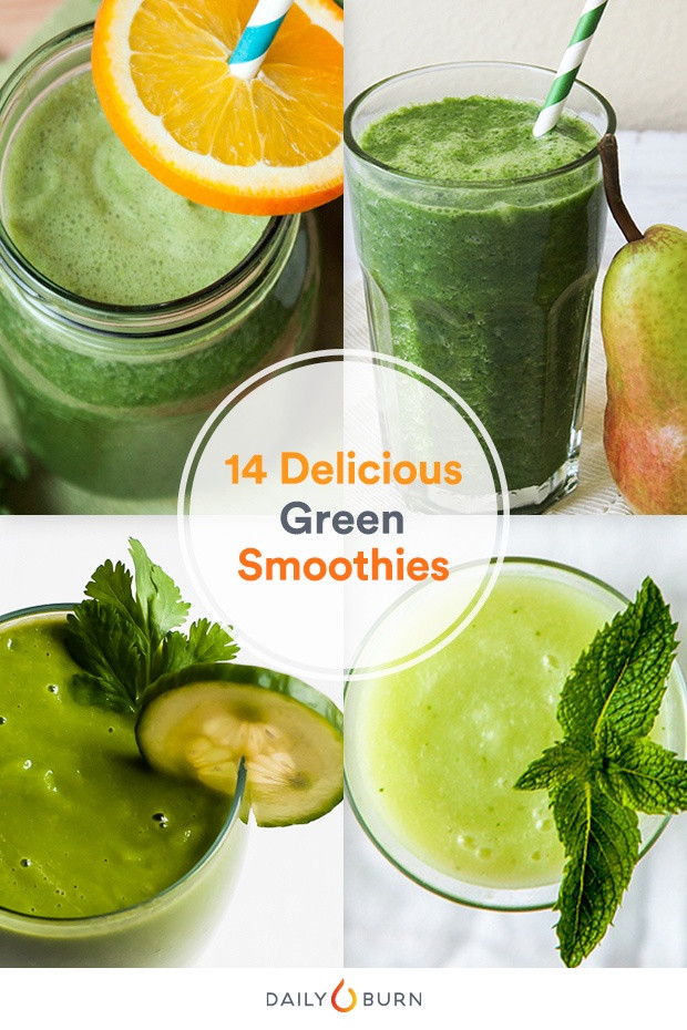 Healthy Green Smoothie Recipes
 14 Deliciously Healthy Green Smoothie Recipes