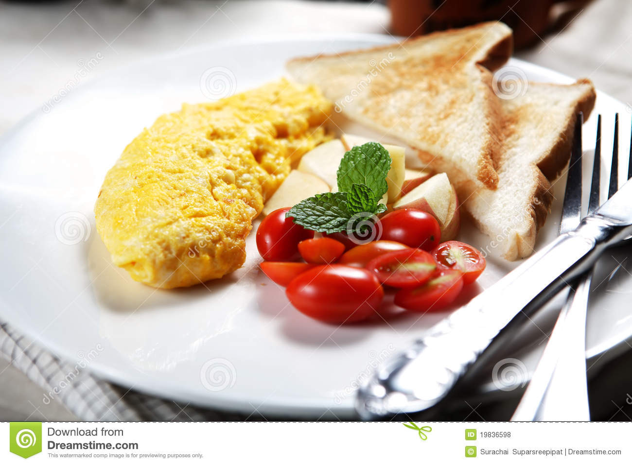 Healthy Low Fat Breakfast
 Healthy Low fat Breakfast 02 Royalty Free Stock s