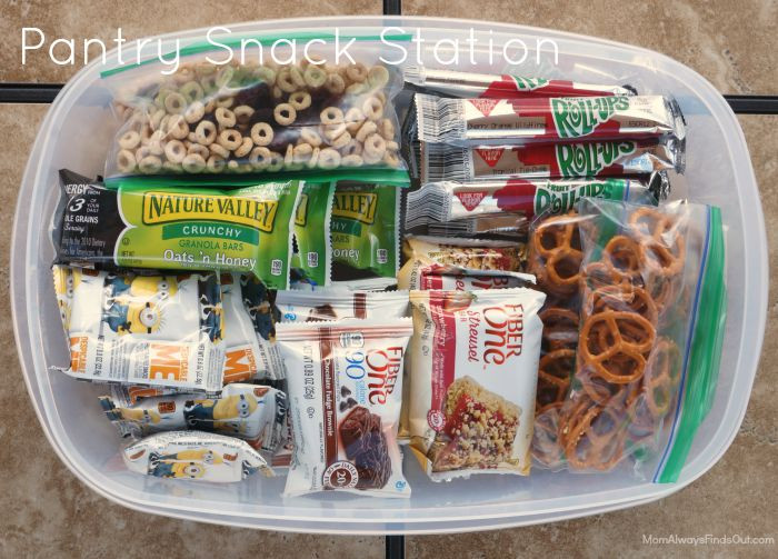 Healthy Pantry Snacks
 How to Make a Snack Station for Kids