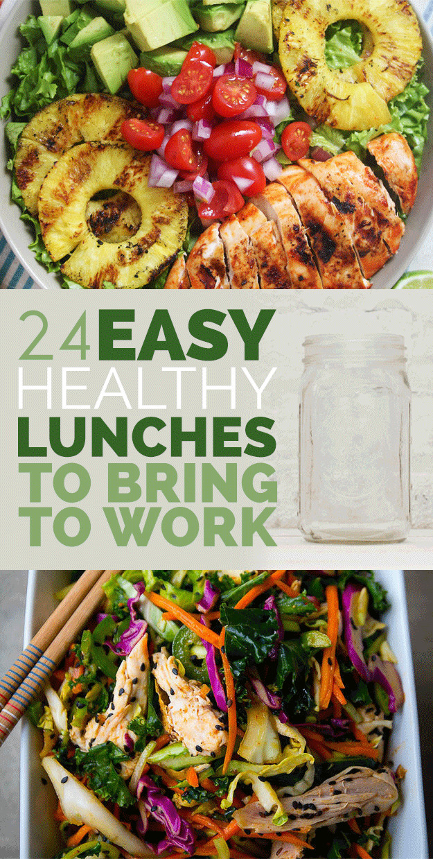 Healthy Snacks To Take To Work
 24 Easy Healthy Lunches To Bring To Work In 2015