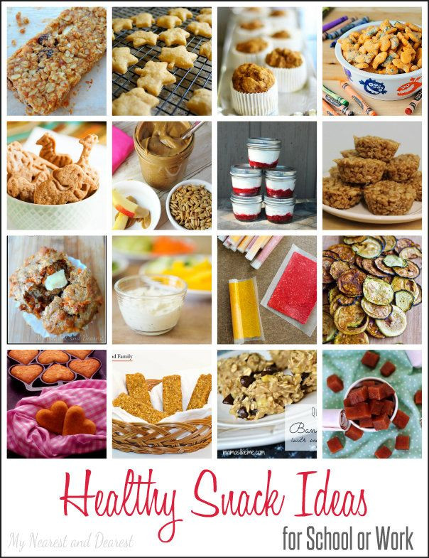 Healthy Snacks To Take To Work
 16 Healthy Snack Ideas for School or Work