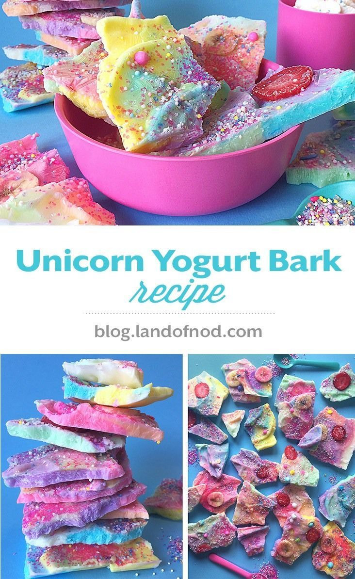 Healthy Unicorn Party Food Ideas
 Healthy Unicorn Yogurt Bark Recipe