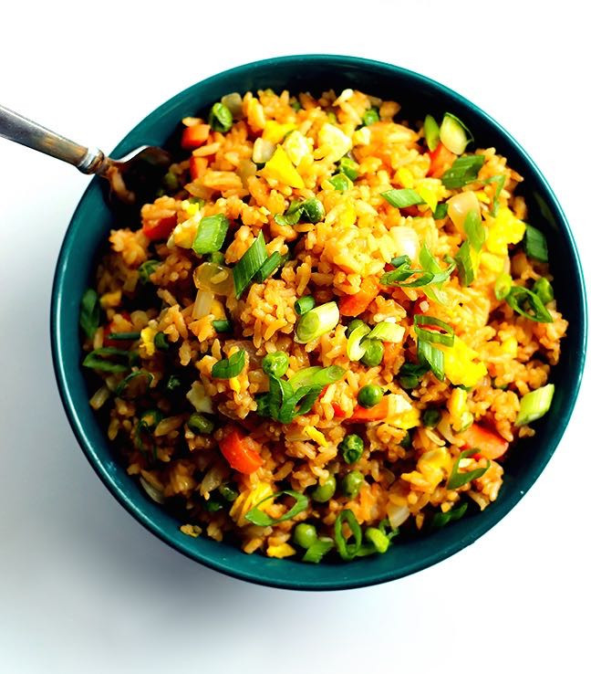 Healthy Vegetable Fried Rice
 Easy Healthy Ve able Fried Rice