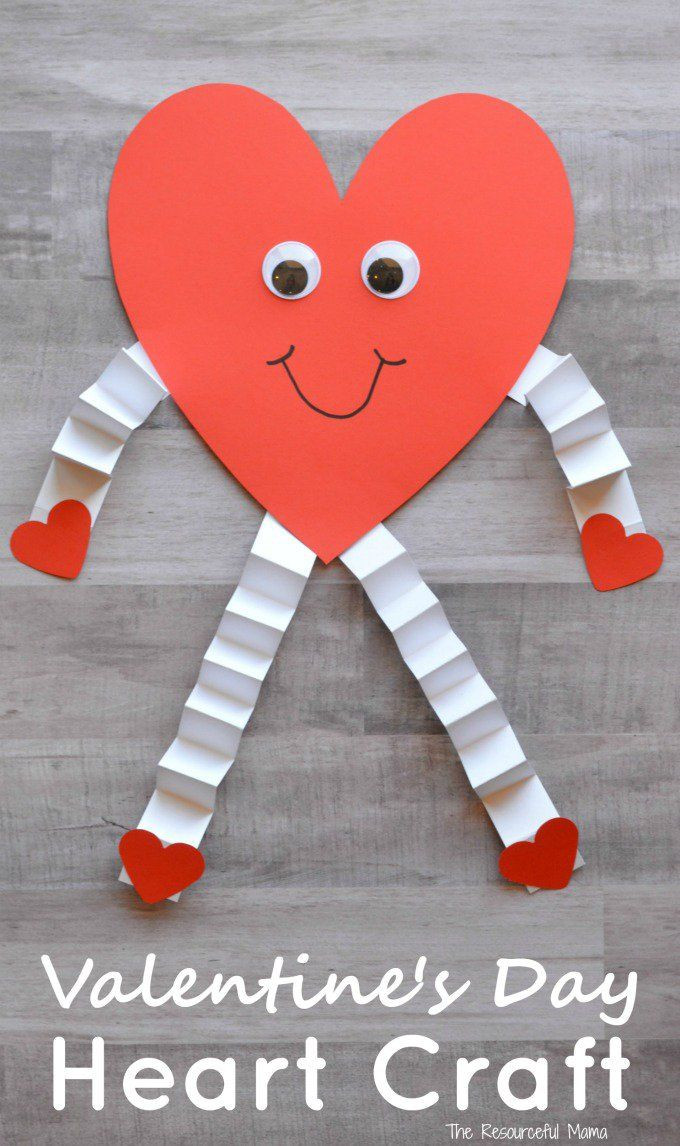 Heart Craft Ideas For Preschoolers
 Valentine s Day Heart Craft for Kids