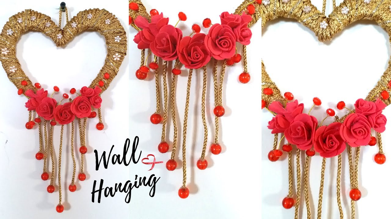 Heart Crafts For Adults
 New Heart Wall Hanging Craft ideas Easy Wall decoration