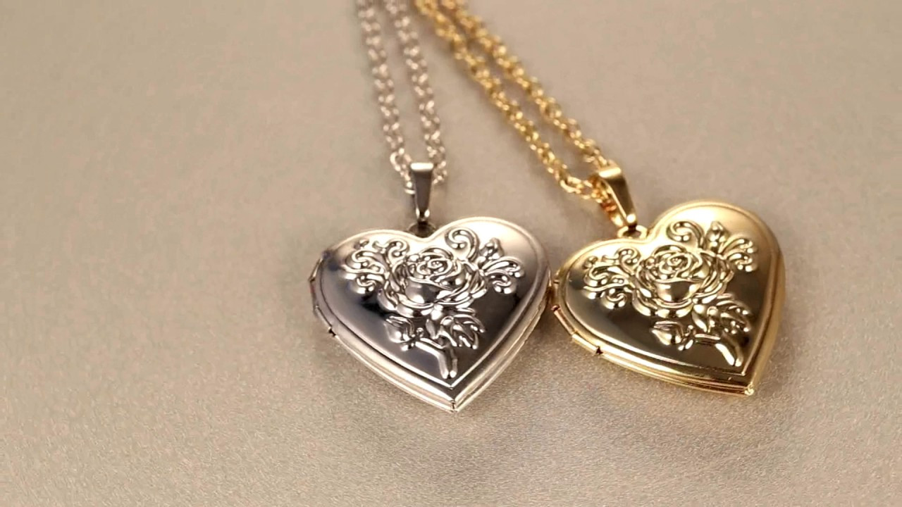 Heart Locket Necklace
 Heart Locket Necklace Women Jewelry For Love Gift