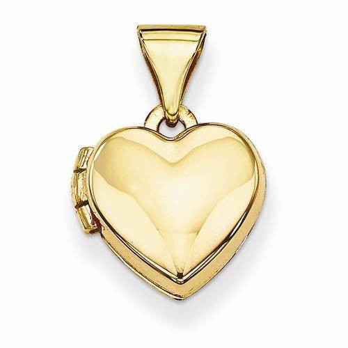 Heart Shaped Locket Necklace
 NEW 14K YELLOW GOLD HEART SHAPED LOCKET 60" PENDANT OR