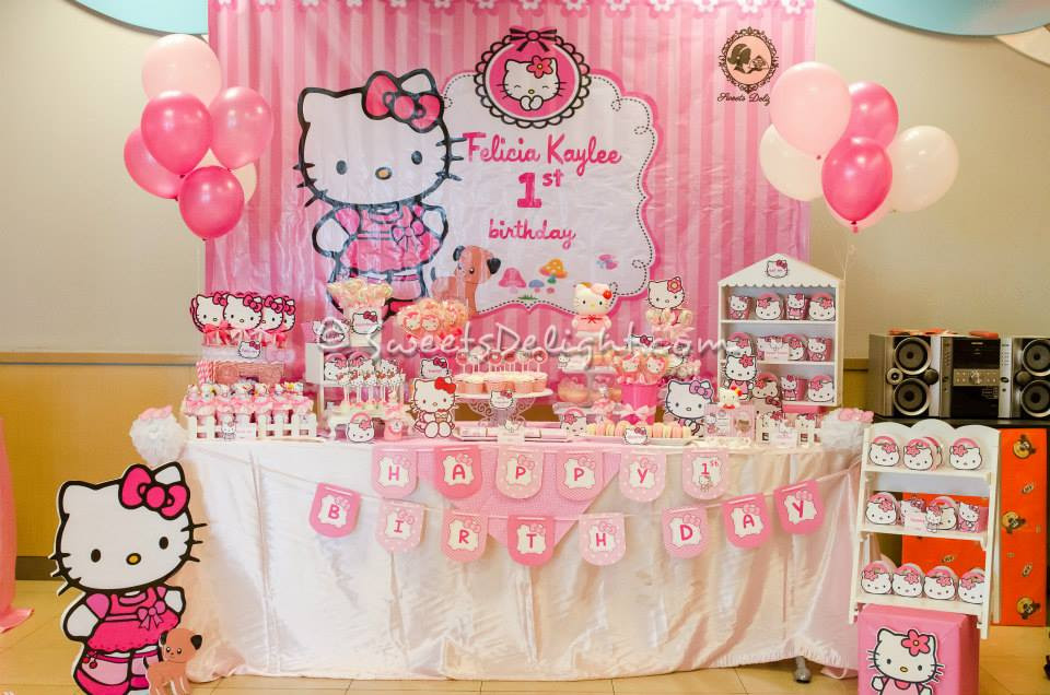 Hello Kitty Birthday Party
 Hello Kitty Party – Kaylee 1st Birthday – Sweets Delight