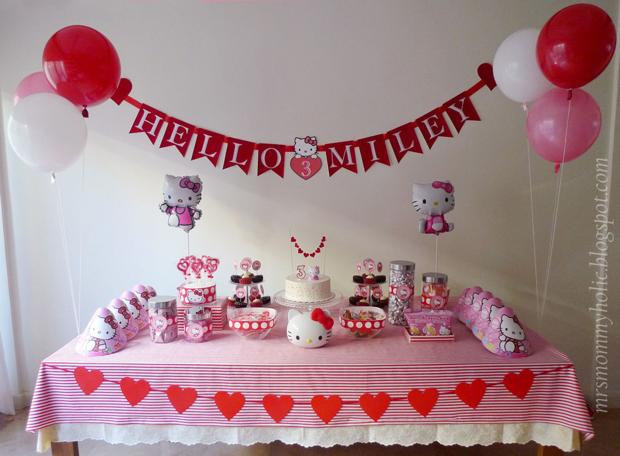 Hello Kitty Birthday Party
 MrsMommyHolic A Hello Kitty Valentine Birthday Party