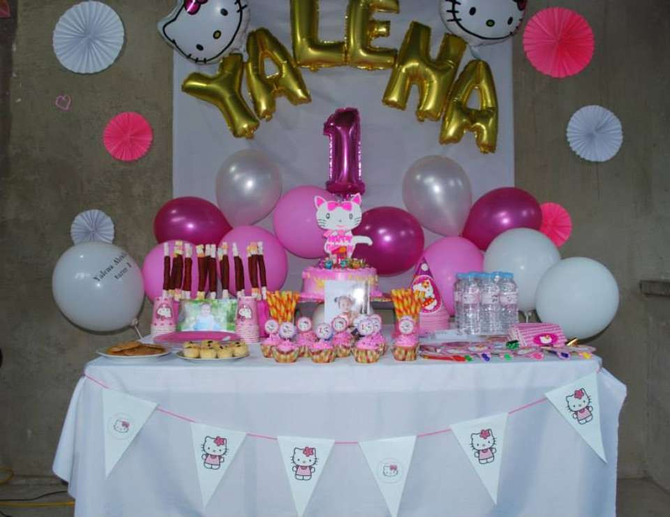 Hello Kitty Birthday Party
 Hello Kitty Birthday "Yalena s First Birthday Party A