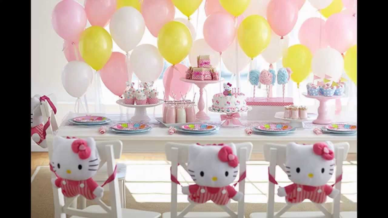 Hello Kitty Birthday Party
 Stunning Hello kitty birthday party decoration ideas