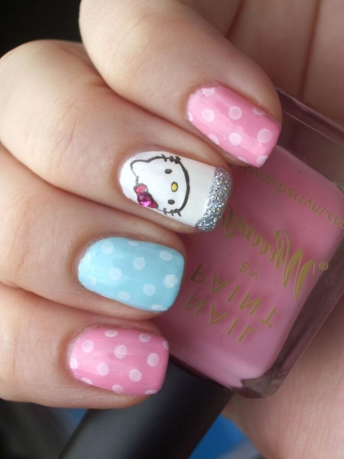 Hello Kitty Toe Nail Designs
 Hello Kitty Nail Art