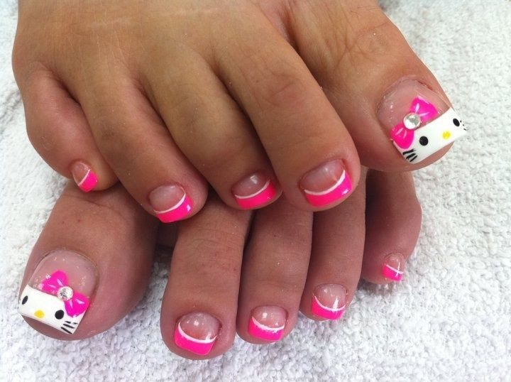 Hello Kitty Toe Nail Designs
 Hello Kitty Toe Nails Nails