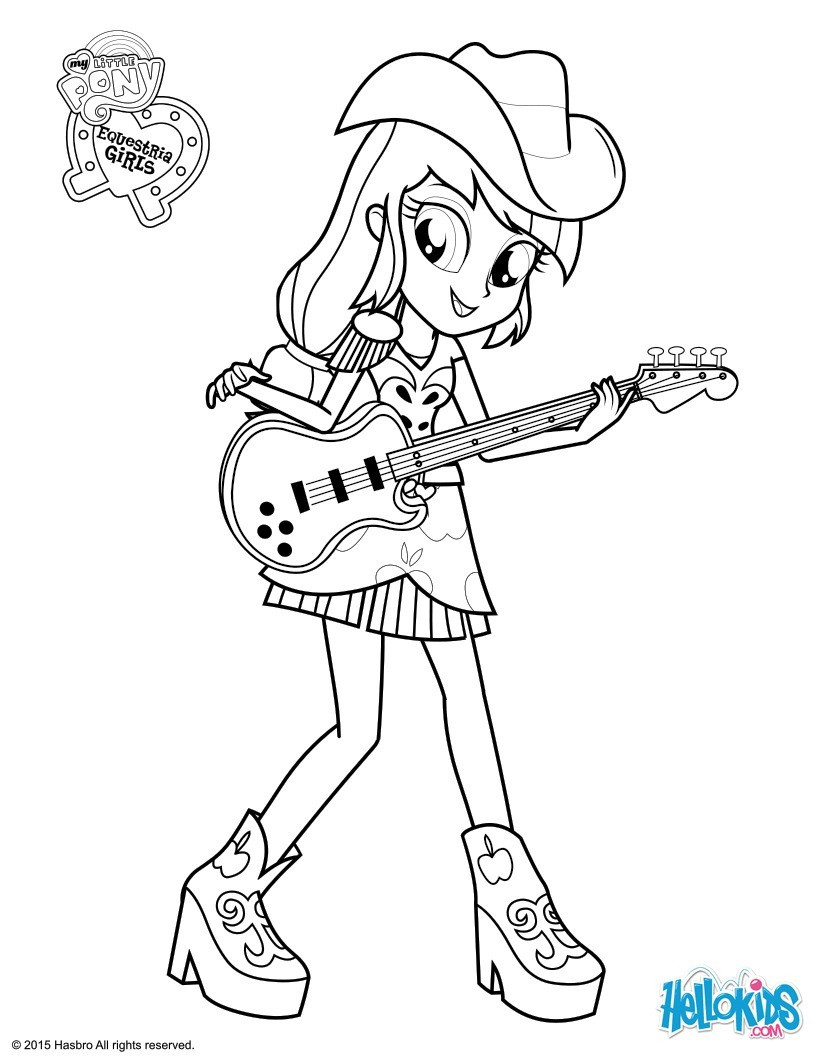 Hellokids Coloring Pages
 Applejack coloring pages Hellokids