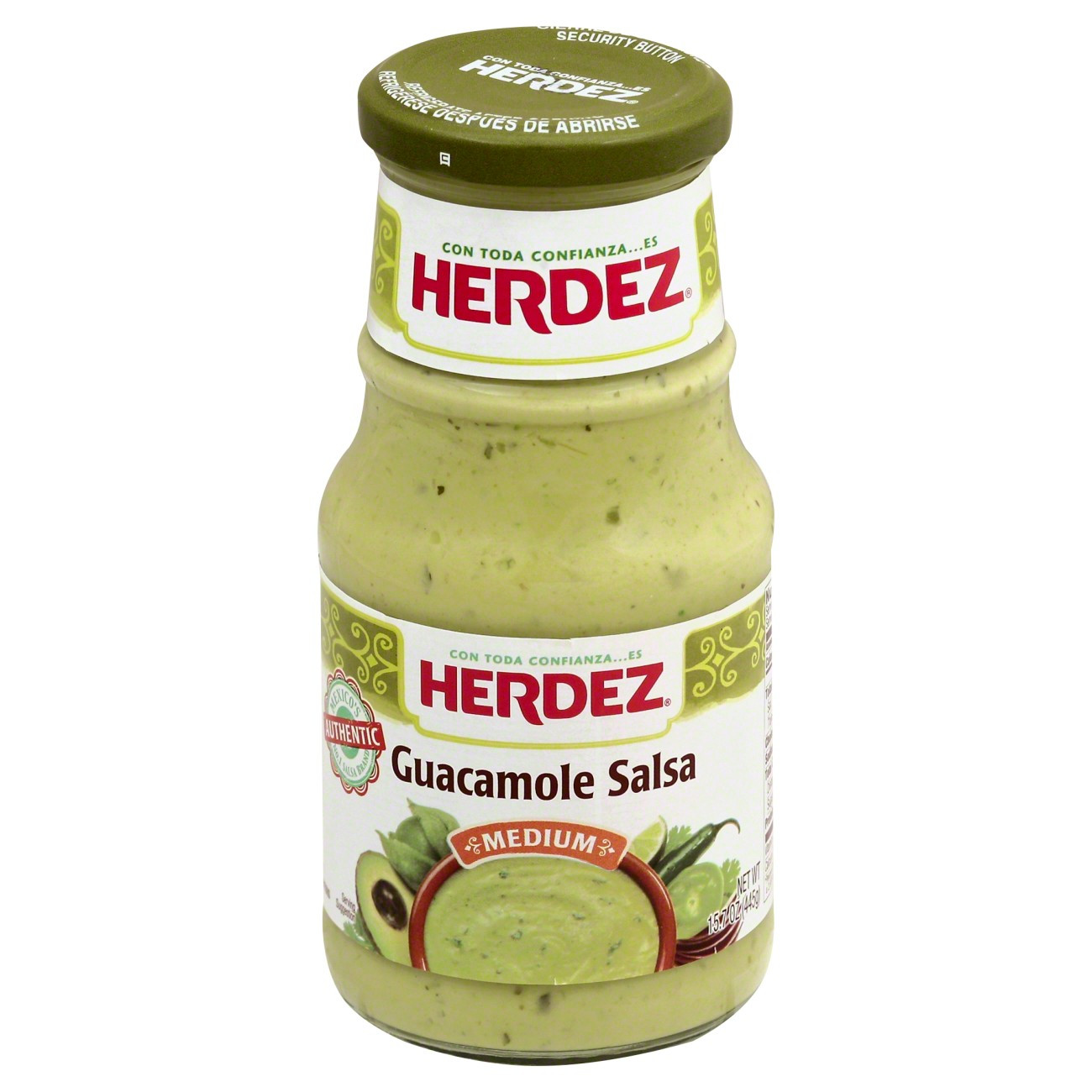 Herdez Guacamole Salsa
 perfect prop for those over the top gratuitous bukk[a]ke