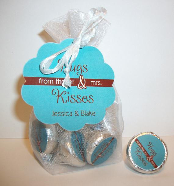 Hershey Kisses Wedding Favors
 wedding favor kit No k61 from the mr and mrs by