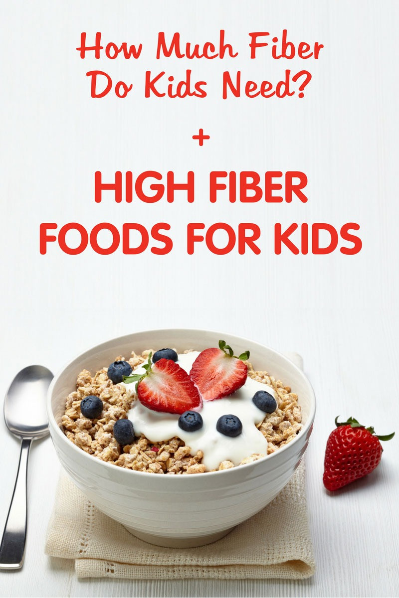 High Fiber Recipes For Kids
 High Fiber Foods for Kids How Much Fiber Do Kids Need
