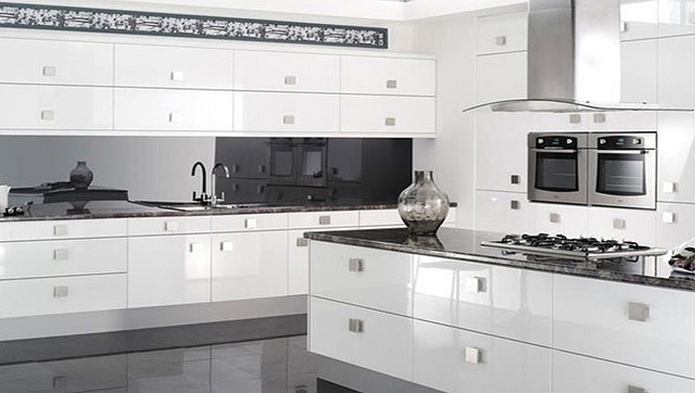 High Gloss White Kitchen Cabinet
 Reflections High Gloss White Kitchen Modern Kitchen