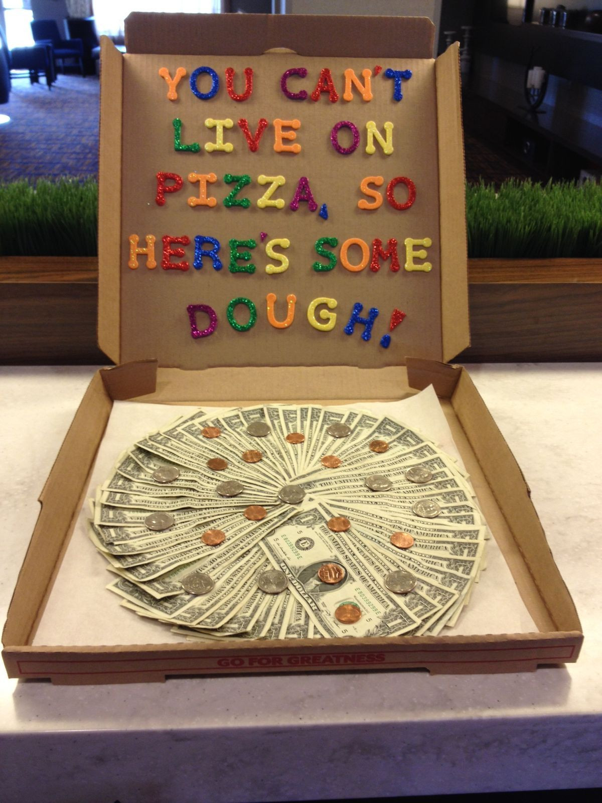 High School Graduation Gift Ideas
 You can t live on pizza so here s some dough fun way