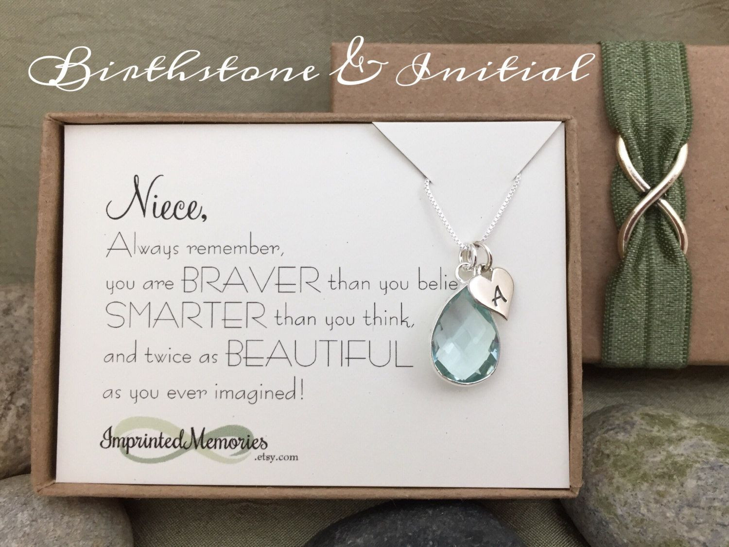 High School Graduation Gift Ideas For Niece
 Gifts for Niece Jewelry Sterling Silver Birthstone