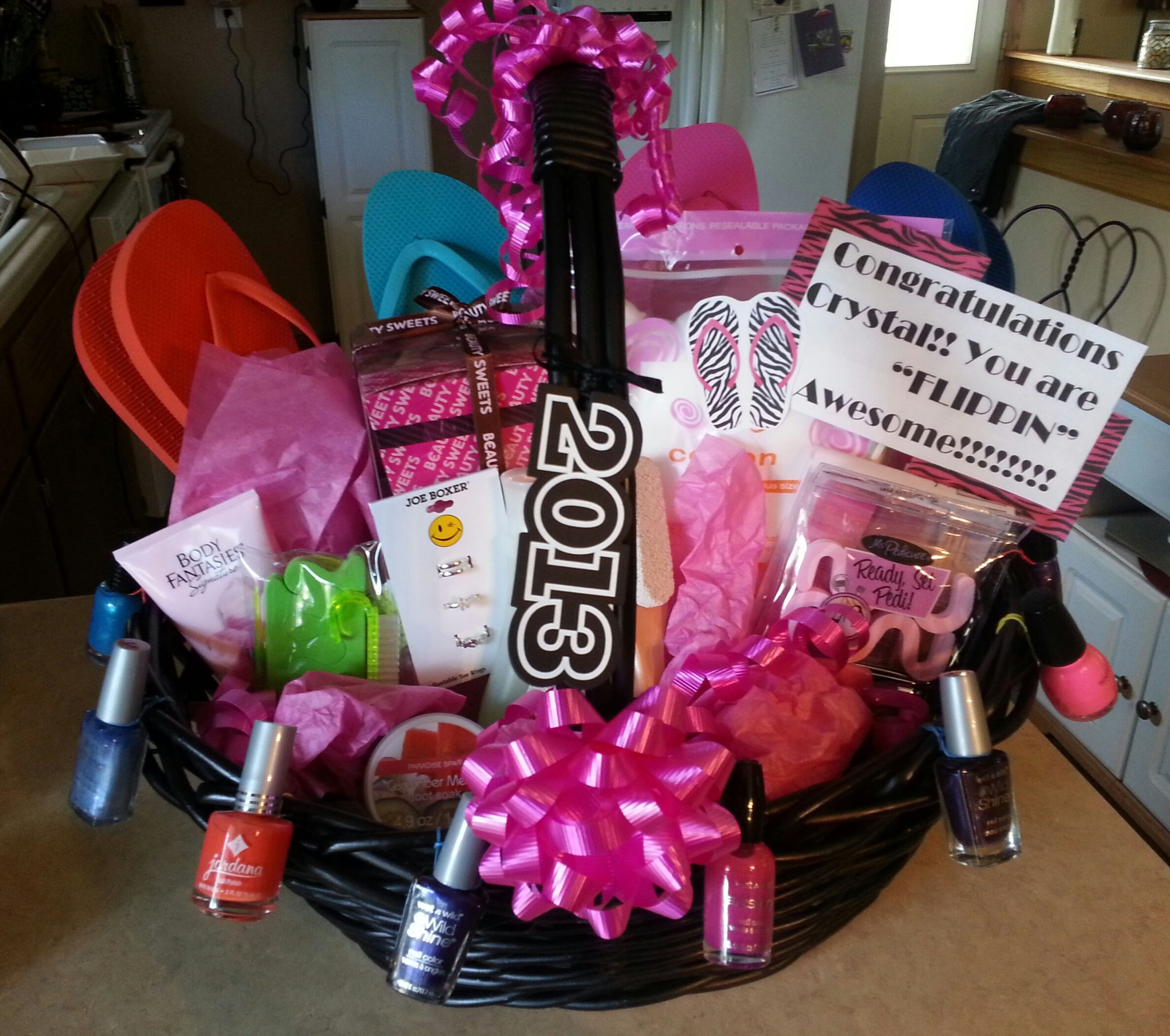 High School Graduation Gift Ideas For Niece
 Great Graduation Gift for a girl Made this one for my
