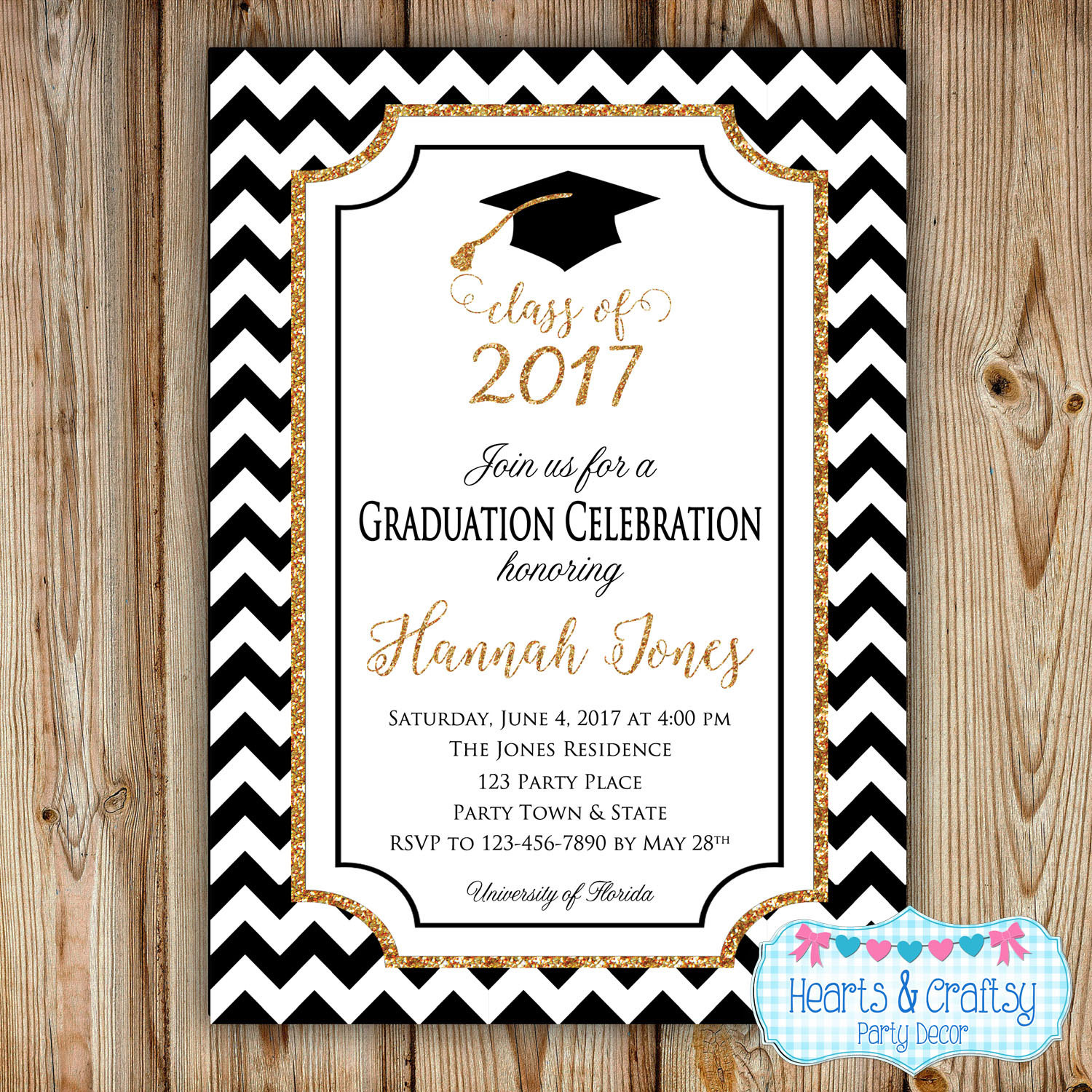 High School Graduation Party Invitation Ideas
 Graduation Party Invitation College Graduation Invitation