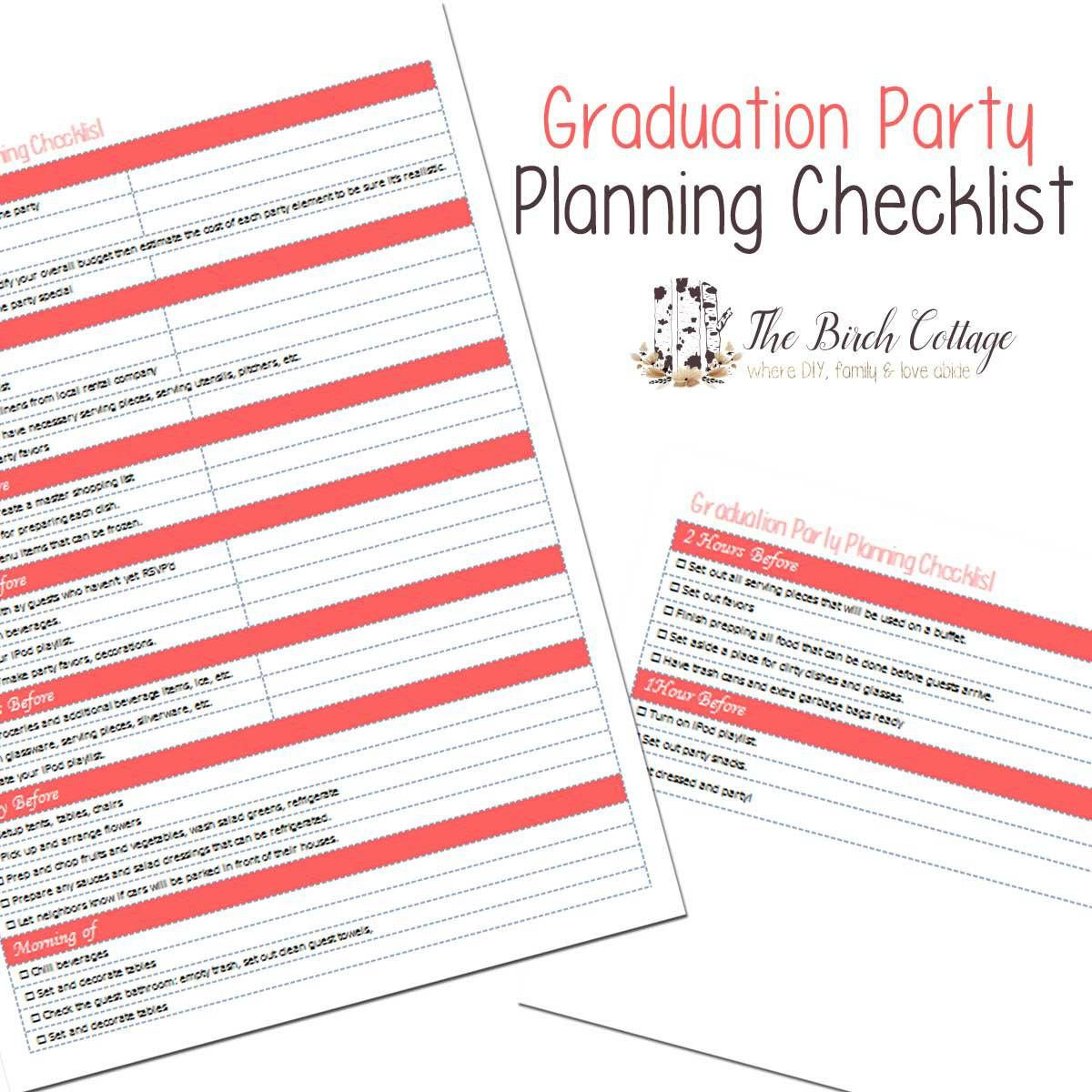 High School Graduation Party Planning Ideas
 7 Tips for a Less Stressful Graduation Party and a Free